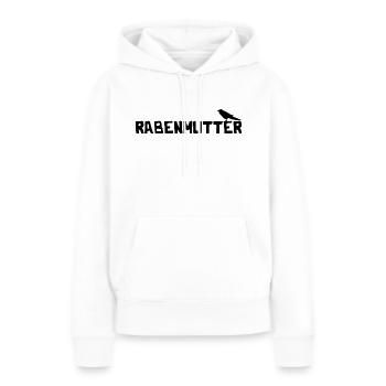 Rabenmutter Rabe Mutter Mama Mami - Frauen Premium Bio Hoodie - Weiß - Vorne - Julia (174cm)