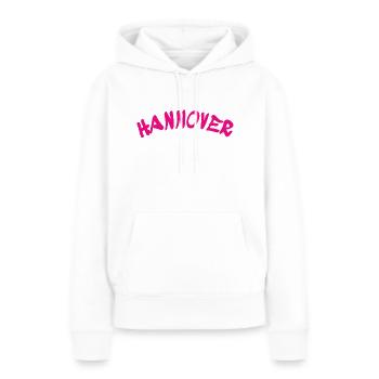 Hannover - Deutschland - Germany - Frauen Premium Bio Hoodie - Weiß - Vorne - Julia (174cm)