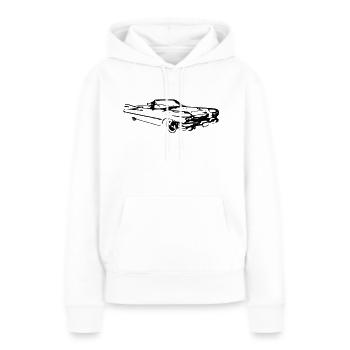 caddy - Frauen Premium Bio Hoodie - Weiß - Vorne - Julia (174cm)