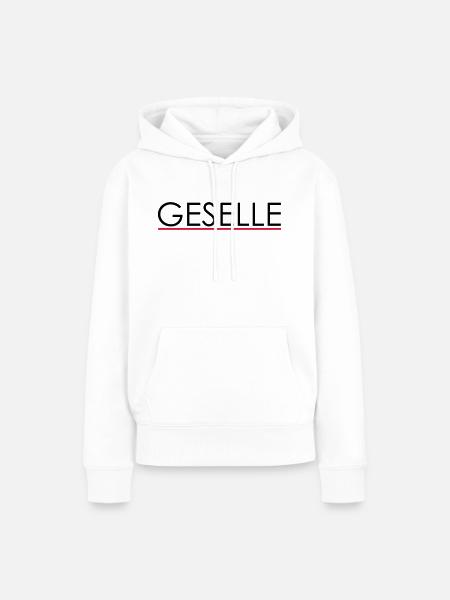 geselle - Frauen Premium Bio Hoodie - Weiß