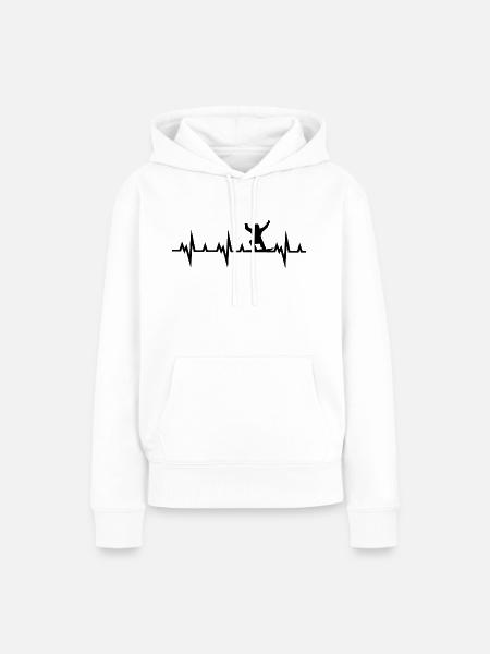 Snowboard Snowboarder - Frauen Premium Bio Hoodie - Weiß