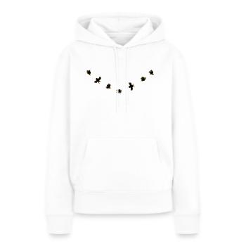Birdies - Frauen Premium Bio Hoodie - Weiß - Vorne - Julia (174cm)