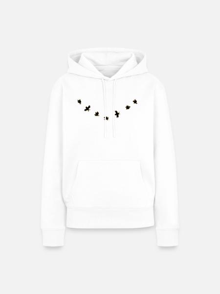 Birdies - Frauen Premium Bio Hoodie - Weiß