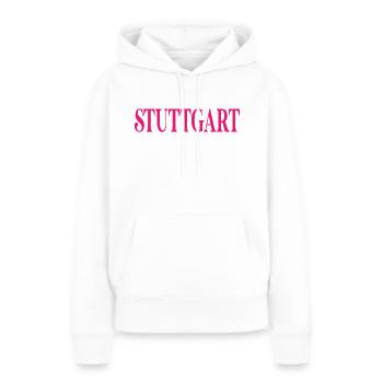 Stuttgart Altdeutsch - Frauen Premium Bio Hoodie - Weiß - Vorne - Julia (174cm)