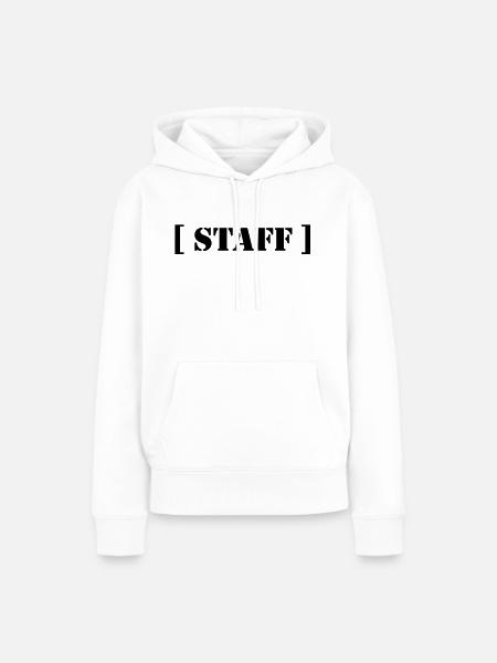 staff - Frauen Premium Bio Hoodie - Weiß