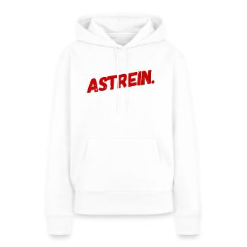 REFROIDIR. Design cool, tendance et nouveau par #DM - Sweat à capuche Premium bio Femme - blanc - Devant - Julia (174cm)