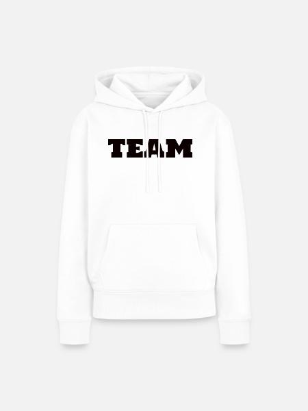 Team - Frauen Premium Bio Hoodie - Weiß