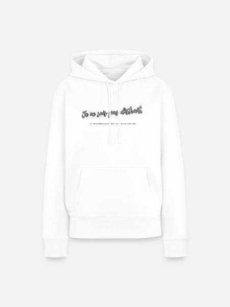Abgelenkt - Frauen Premium Bio Hoodie - Weiß