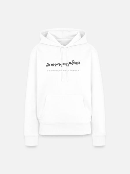 Eifersüchtig - Frauen Premium Bio Hoodie - Weiß