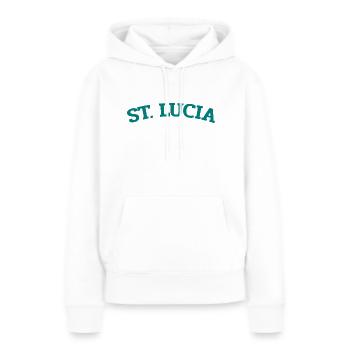 Saint Lucia - Castries - Caribbean - West Indies - Women’s Premium Organic Hoodie - white - Front - Julia (174cm)