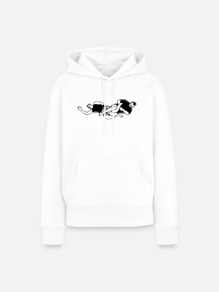 Leglock - Frauen Premium Bio Hoodie - Weiß