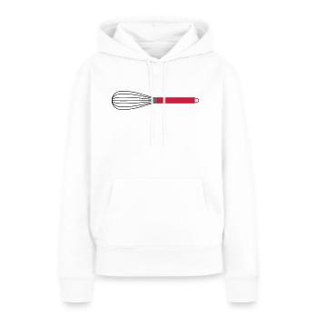 Schneebesen, 2fb - Frauen Premium Bio Hoodie - Weiß - Vorne - Julia (174cm)