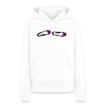 Ballerina 1 - Frauen Premium Bio Hoodie - Weiß - Vorne - Julia (174cm)