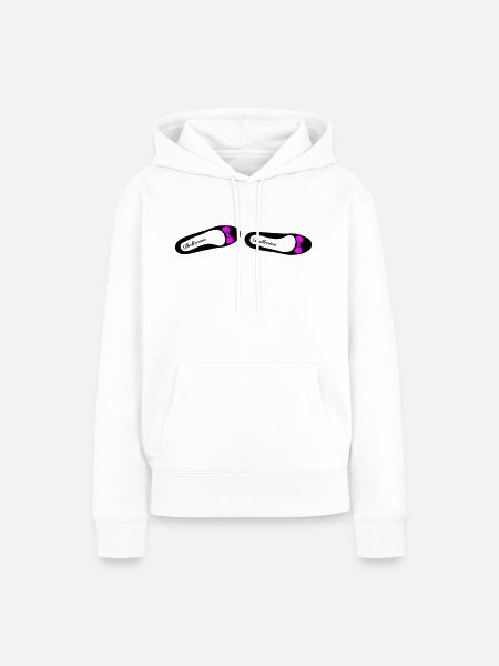 Ballerina 1 - Frauen Premium Bio Hoodie - Weiß