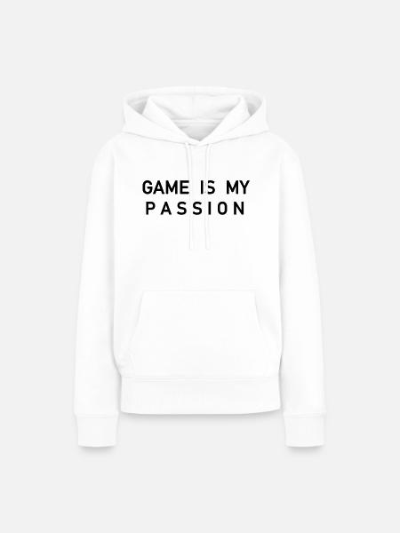 Game Gaming PC - Frauen Premium Bio Hoodie - Weiß