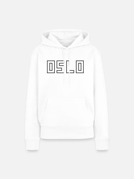 Oslo - Frauen Premium Bio Hoodie - Weiß