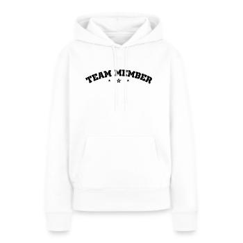 Team Mitglied - Frauen Premium Bio Hoodie - Weiß - Vorne - Julia (174cm)