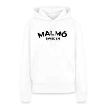 Malmö Trikot - Frauen Premium Bio Hoodie - Weiß - Vorne - Julia (174cm)