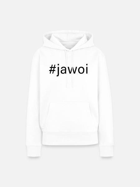Jawoi - Frauen Premium Bio Hoodie - Weiß