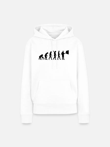 Lehrer - Frauen Premium Bio Hoodie - Weiß