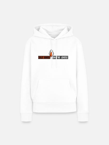goose on the loose - Frauen Premium Bio Hoodie - Weiß