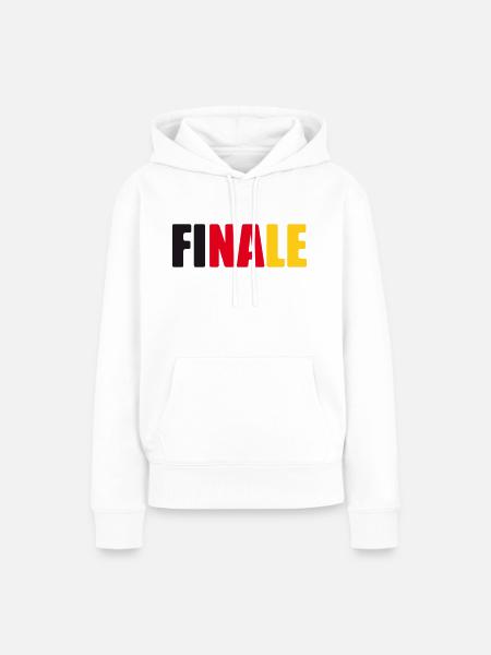 Finale - Frauen Premium Bio Hoodie - Weiß