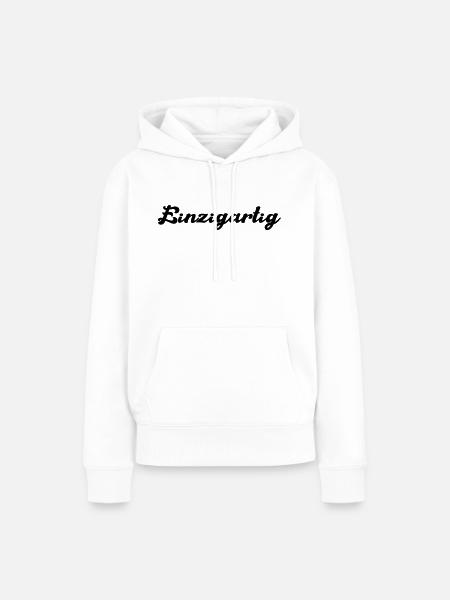 einzigartig - Frauen Premium Bio Hoodie - Weiß