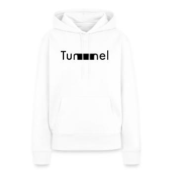 Tunnel spruch Autofahrer Lastwagenfahrer Gotthard - Frauen Premium Bio Hoodie - Weiß - Vorne - Julia (174cm)