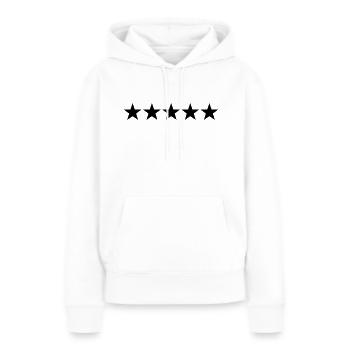 Star General 5 - Sweat à capuche Premium bio Femme - blanc - Devant - Julia (174cm)