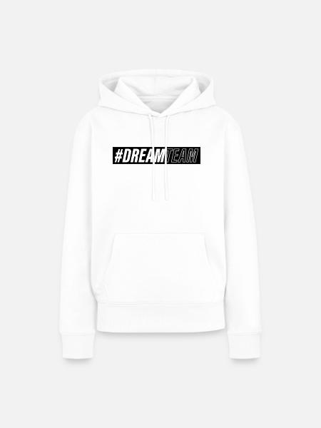 dream team - Frauen Premium Bio Hoodie - Weiß