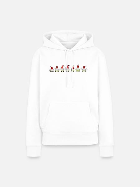 sieben Weihnachtswichtel - Frauen Premium Bio Hoodie - Weiß