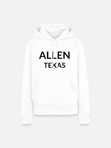 Allen Texas USA - Frauen Premium Bio Hoodie - Weiß