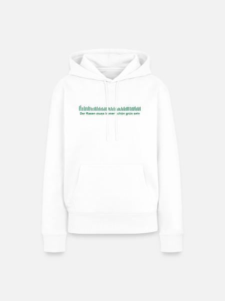 Der Rasen - Frauen Premium Bio Hoodie - Weiß