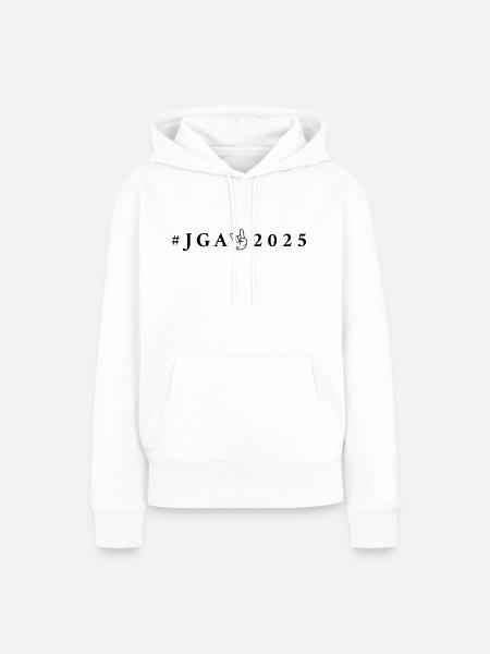 JGA 2025 Party - Frauen Premium Bio Hoodie - Weiß