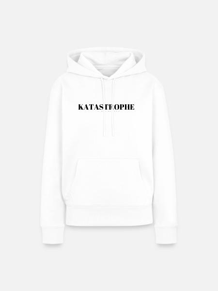 KATASTROPHE - Frauen Premium Bio Hoodie - Weiß