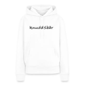 Kosename Knuddelbär - Frauen Premium Bio Hoodie - Weiß - Vorne - Julia (174cm)