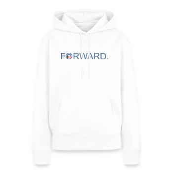 Forward Obama 2012. - Frauen Premium Bio Hoodie - Weiß - Vorne - Julia (174cm)