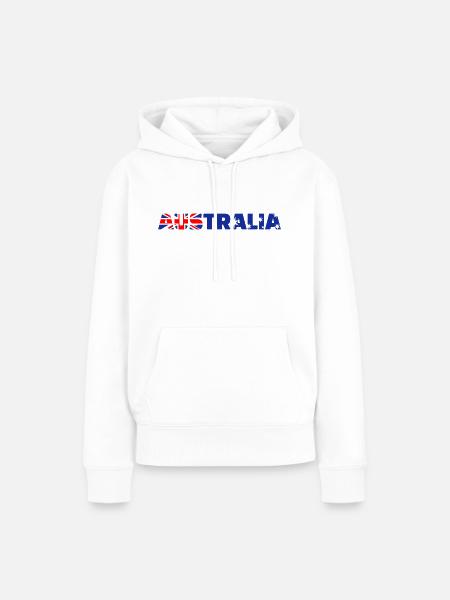 Australien - Frauen Premium Bio Hoodie - Weiß