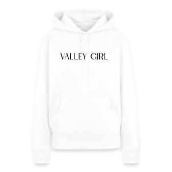 Fille de la vallée - Sweat à capuche Premium bio Femme - blanc - Devant - Julia (174cm)