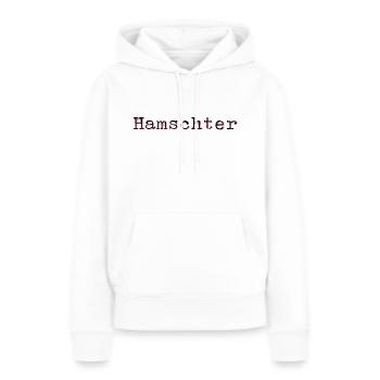 Schweizerdeutsch Hamster - Frauen Premium Bio Hoodie - Weiß - Vorne - Julia (174cm)