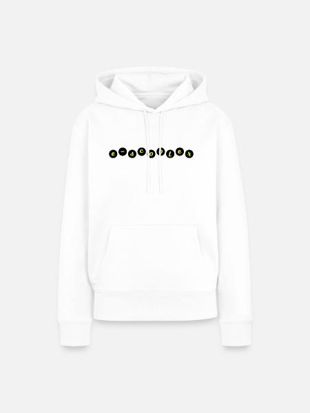 E-Scooter Roller Scooter - Frauen Premium Bio Hoodie - Weiß