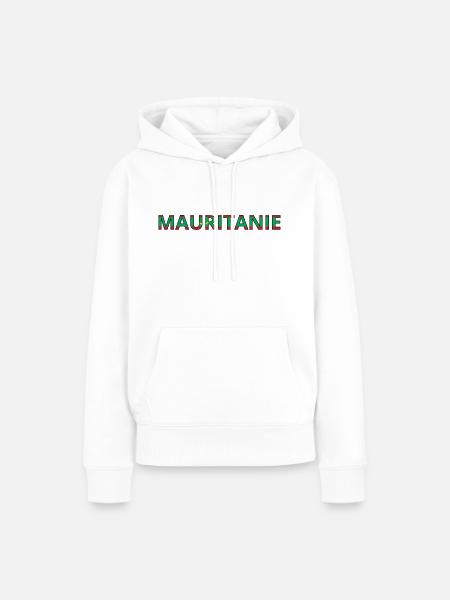 Flagge von Mauretanien - Frauen Premium Bio Hoodie - Weiß