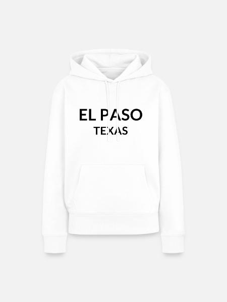 El Paso Texas USA - Frauen Premium Bio Hoodie - Weiß