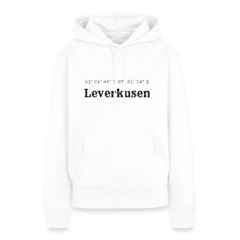 Coordonnées Leverkusen - Sweat à capuche Premium bio Femme - blanc - Devant - Julia (174cm)