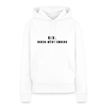 Kehl Baden-Württemberg - Frauen Premium Bio Hoodie - Weiß - Vorne - Julia (174cm)