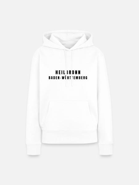 Heilbronn Baden-Württemberg - Frauen Premium Bio Hoodie - Weiß