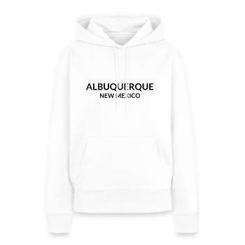 Albuquerque New Mexico USA - Frauen Premium Bio Hoodie - Weiß - Vorne - Julia (174cm)