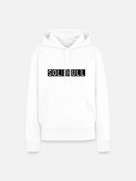 Solihull Flughafentafel - Frauen Premium Bio Hoodie - Weiß