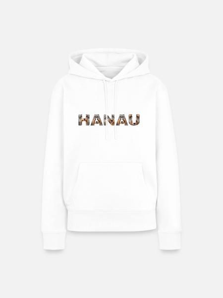 Hanau Hund - Frauen Premium Bio Hoodie - Weiß