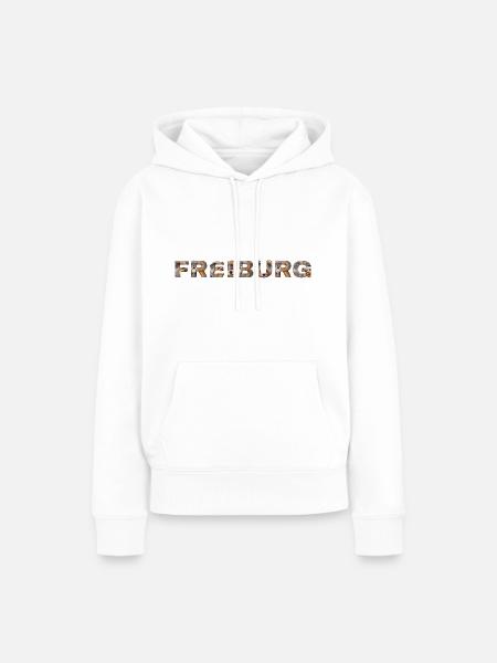 Freiburg Hund - Frauen Premium Bio Hoodie - Weiß